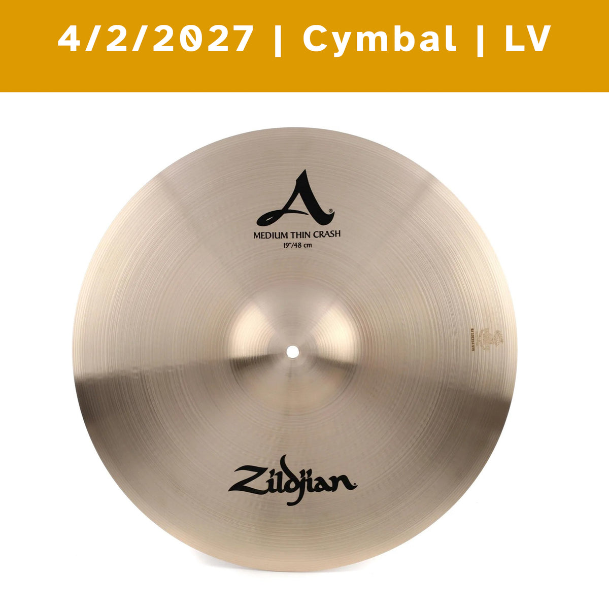 4/2/2027 | Las Vegas NV | Cymbal Meet & Greet - Friday